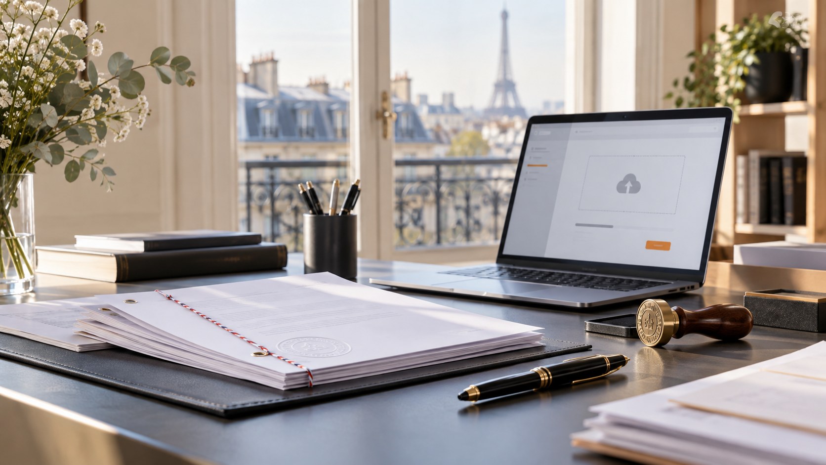 Documents officiels préparés pour une traduction assermentée à Paris
