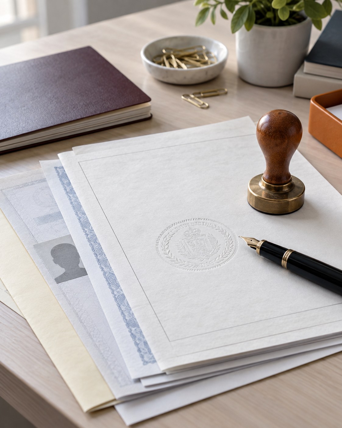 Documents officiels prepares pour une traduction assermentee