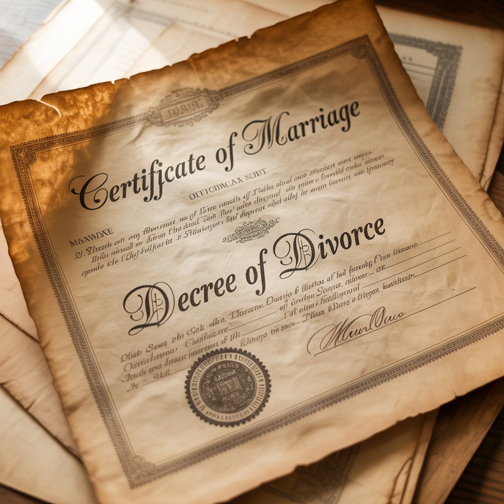 Acte de Mariage / Divorce image