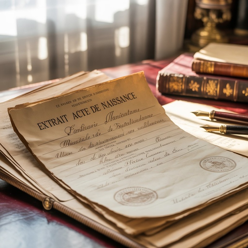 Acte de Naissance image