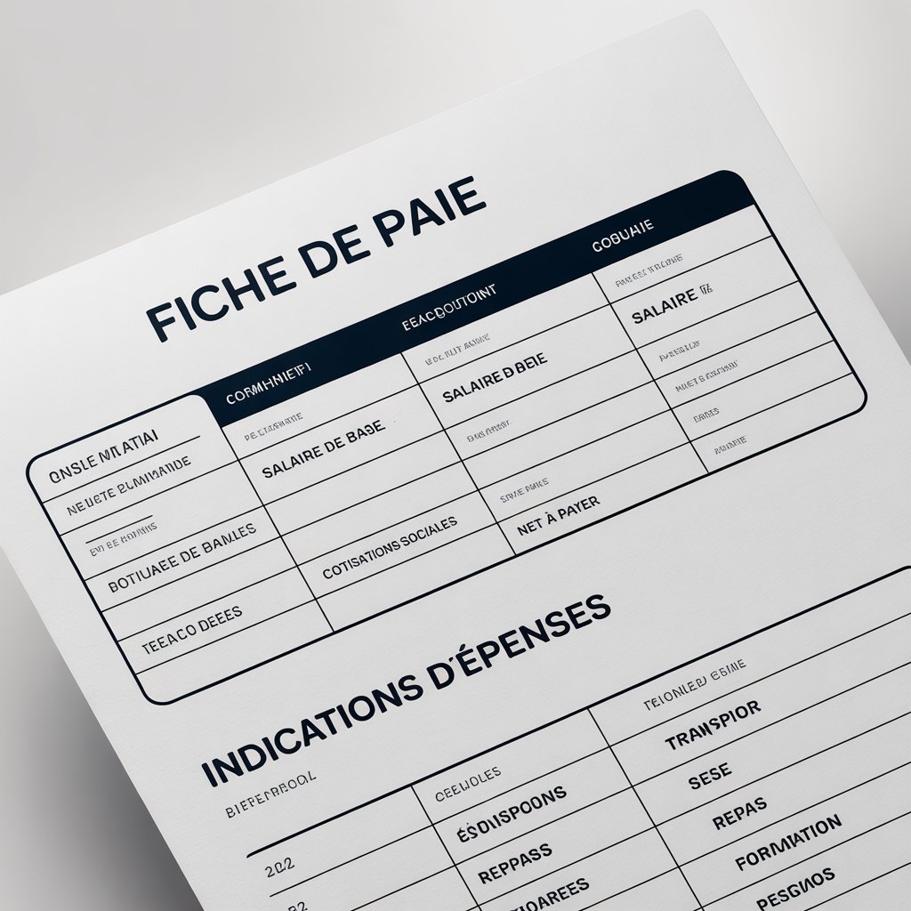 Fiche de Paie / Bulletin de Salaire image